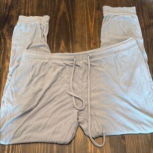 Caden Lane Light Blue Waffle Joggers